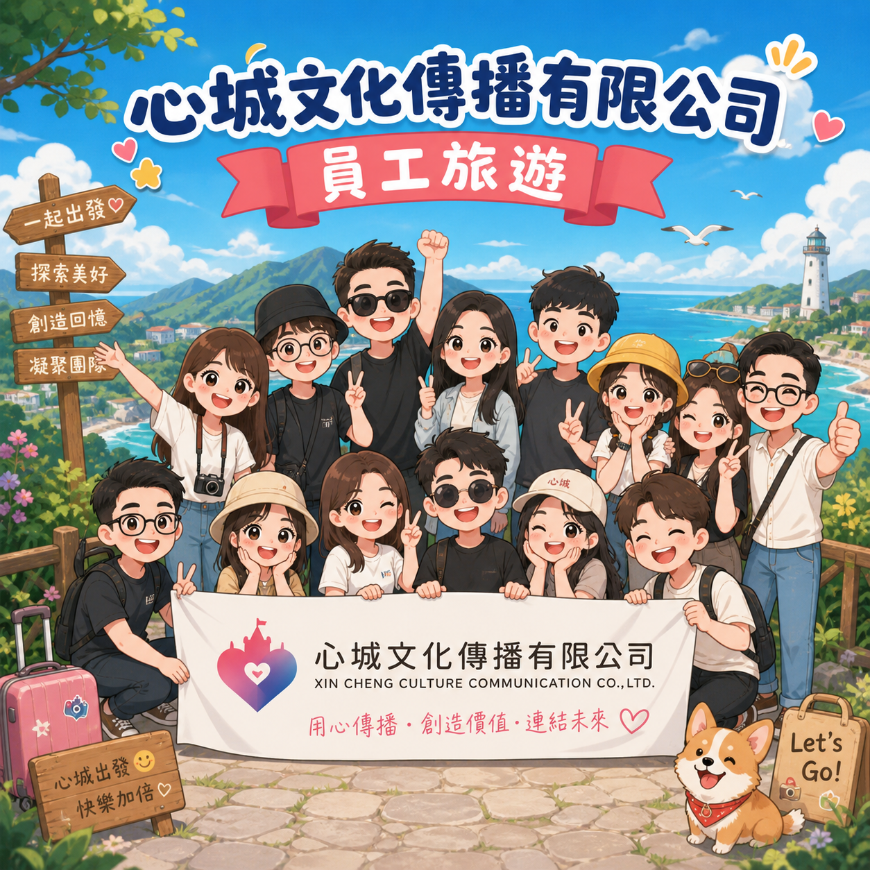 心城文化員工旅遊活動紀錄照片