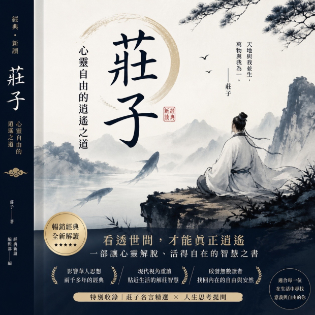 《莊子》道家經典書籍封面