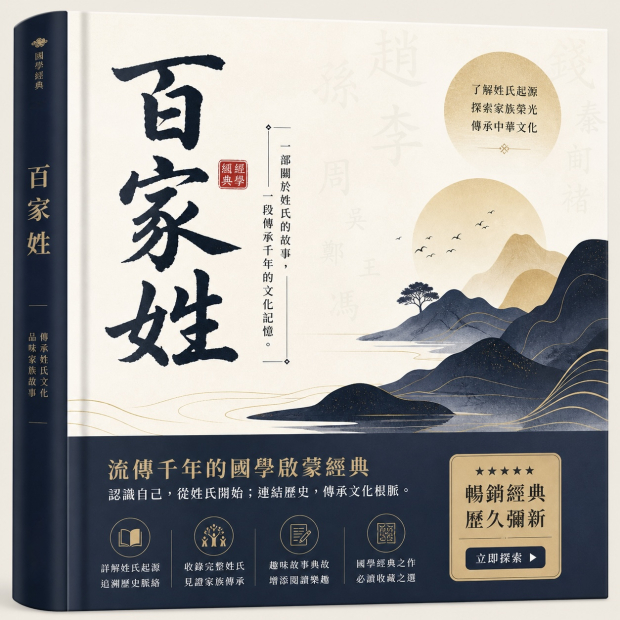《百家姓》傳統文化教材書籍封面