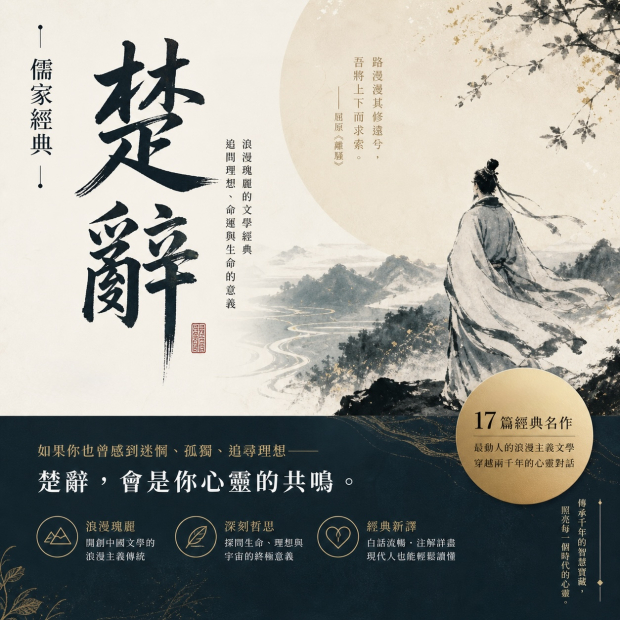 《楚辭》傳統文化教材書籍封面圖02