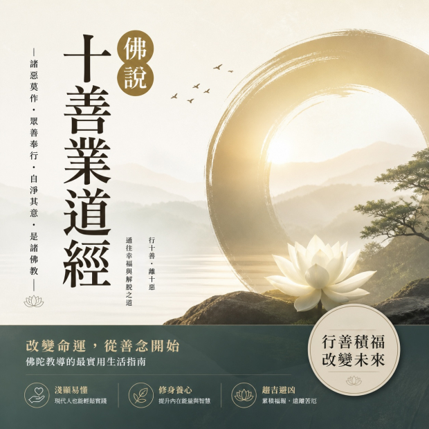 《佛說十善業道經》佛學扎根系列書籍封面圖02